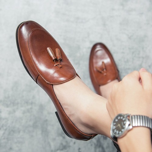 Mocassini oxford nappa - in,