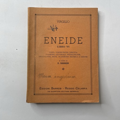 Virgilio eneide libro ed - libro,