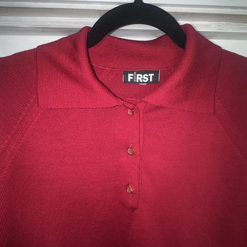 Maglione first avenue rosso - maglione,