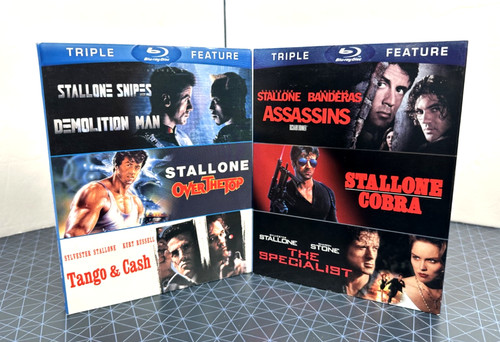 Sylvester stallone blu rays - sylvester,