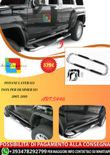 💫ART.5446 Pedane Laterali Inox per Hummer H3 2005-2010💫