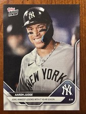 Carta Aaron Judge 4th 40 HR