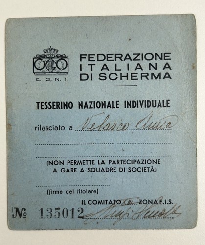 Tessera sport federazione - tessera,