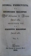 MALISPINI Ricordano. STORIA