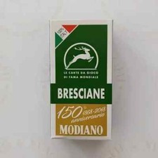 CARTE  DA GIOCO MODIANO BRESCIANE 150° ANNIVERSARIO VERDE (MO300089)