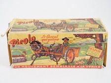 Mapou Francia Picolo Il Cavallo Che Al Galoppo Giocattolo, Antico IN Scatola