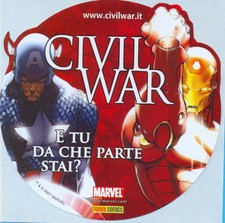 Adesivo promozionale civil war - promozionale,