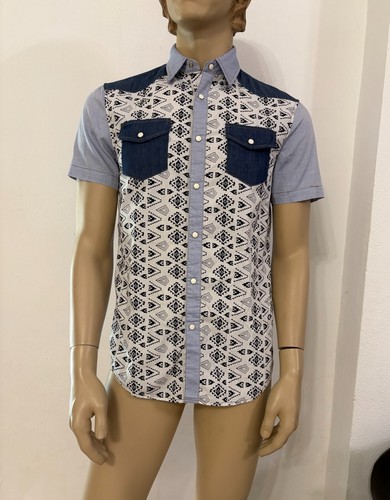 Desigual camicia uomo celeste - camicia,