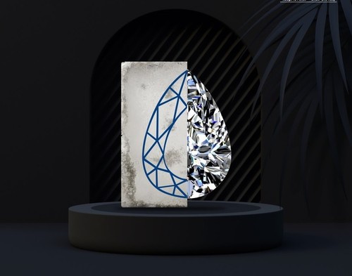 Splendido anello a forma - anello, ct