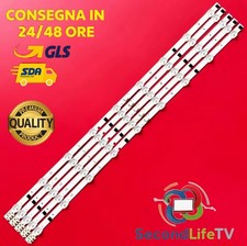 KIT 5 BARRE STRIP 9 LED PER TV