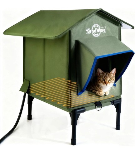Casetta per gatti riscaldata - per,