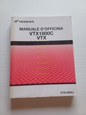 HONDA VTX 1800 C - VTX 2001-02 manuale officina ITALIANO originale