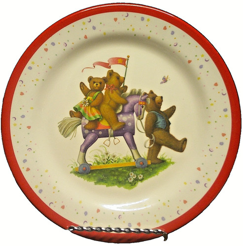 Piatto lenox china bears - china,
