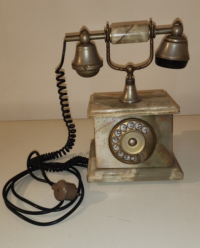 Telefono vintage marmo - telefono,