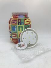 LAMPADA VASO NUTELLA DA COLLEZIONE LED, A PILE RICARICABILI, PRESA MICRO USB