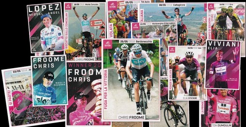 Figurine film giro italia - figurine, d'italia