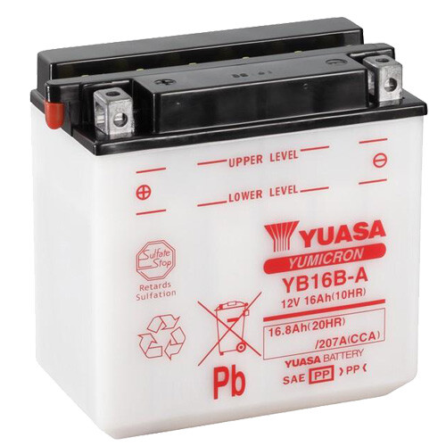 Batteria moto yuasa yb16b - moto,