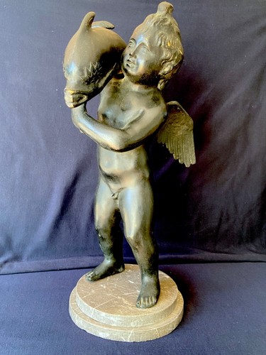 Scultura bronzo putto - scultura,