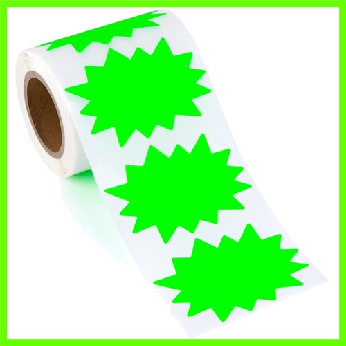 Starburst price tag - price, adesivi