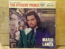 Mario Lanza - Selections From The Student Prince - (RCX-133)- (7", EP, RP)