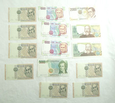 LOTTO VECCHIE BANCONOTE LIRE