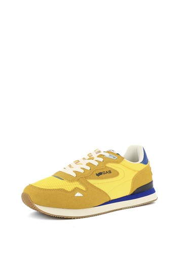 Sneakers stringate uomo giallo
