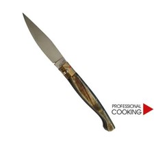 Coltello Artigianale sardo mod. PATTADA manico corno bovino grezzo cm.21.5