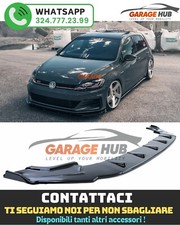 SPLITTER LAMA ANTERIORE  per  G O L F  7 7.5 G T D / G T I Nero Lucido