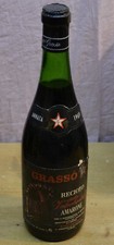 VECCHIA BOTTIGLIA VINO DA COLLEZIONE : AMARONE RECIOTO GRASSO 1969 (TI02)