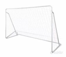 Porta da calcio in acciaio porta con rete 240x90x150 cm VidalXl