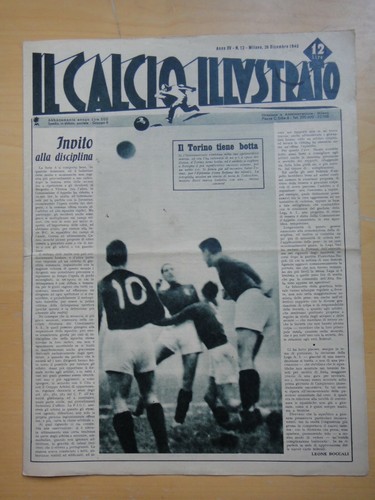 1945 calcio illustrato anno - calcio, illustrato-anno