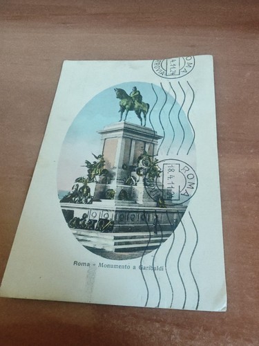 Cartolina roma monumento - monumento, a