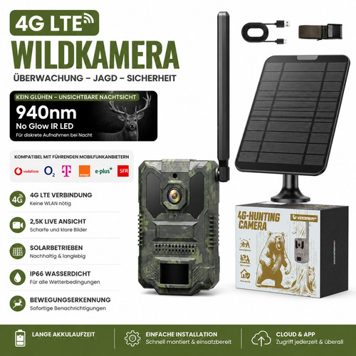 Trail camera 5k 32mp - camera, 4g