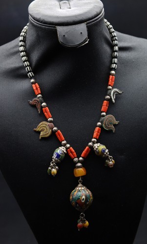 Collana perle vetro - collana,