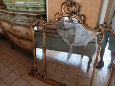 SPECCHIERA LEGNO RICCHI INTAGLI LACCATA VENEZIANA - BAROCCHETTO - 1940 EMILIA