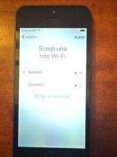 Iphone 5 nero bloccato non si