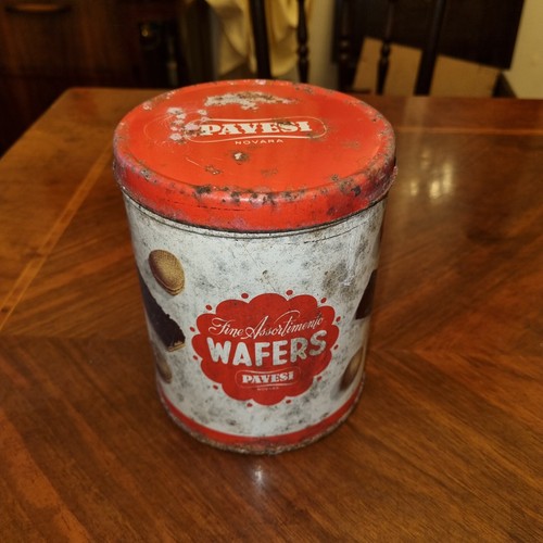 Scatola latta pavesi wafers - latta,