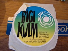 ADESIVO STICKER VINTAGE KLEBER RIGI KULM 