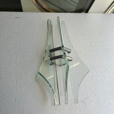 UNA APPLIQUE SINGOLA ANNI 50/60 TUTTA IN VETRO ITALIAN DESIGN SCONCE