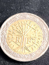 Moneta euro 2002 francia rf - euro,
