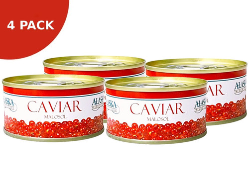 Alaskan malosol caviale - caviale, rosso