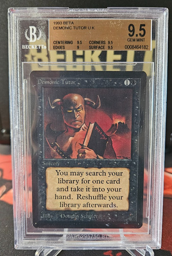 Beta tutor demoniaco - demoniaco, mtg