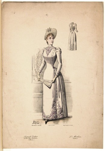 Stampa antica moda francese - stampa,