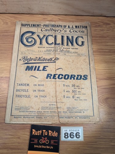 Cycling magazine november 1895 - cycling,