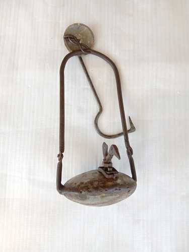 Antica lampada minatore - lampada,