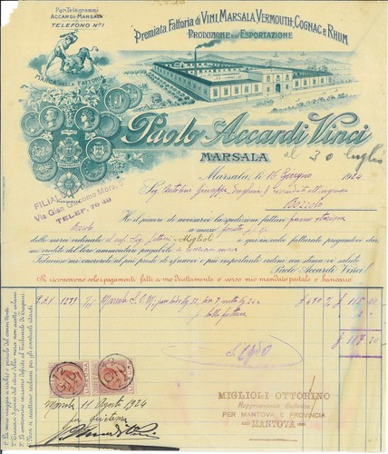 Fattura int vini marsala - fattura,