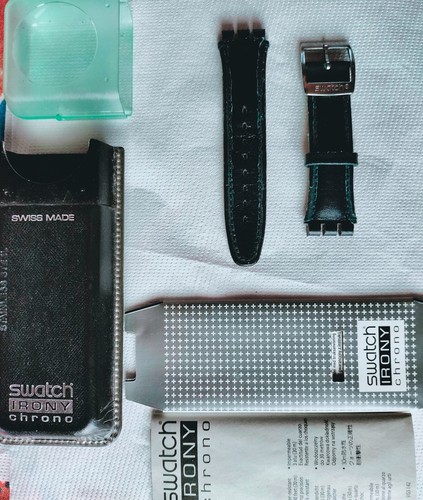 Cinturino pelle swatch - pelle,