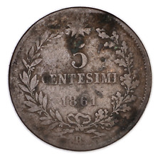 ITALIA REGNO D'ITALIA Vittorio Emanuele II - 5 Centesimi 1861 B Bologna - R2