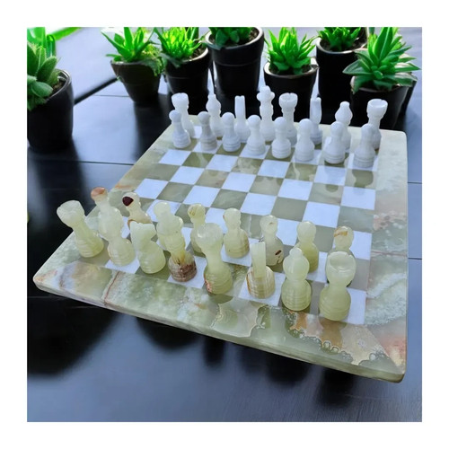 Set scacchi marmo onice - in,