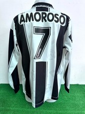 MAGLIA UDINESE AMOROSO MATCH WORN ISSUE SHIRT JERSEY CAMISETA 1995/1996 COA